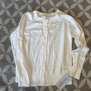 Cat & Jack Cream Knit Cardigan